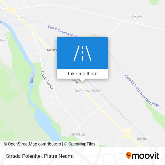 Strada Poieniței map