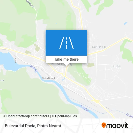 Bulevardul Dacia map