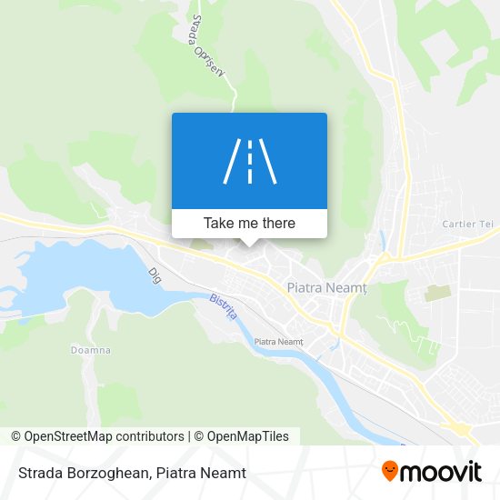 Strada Borzoghean map