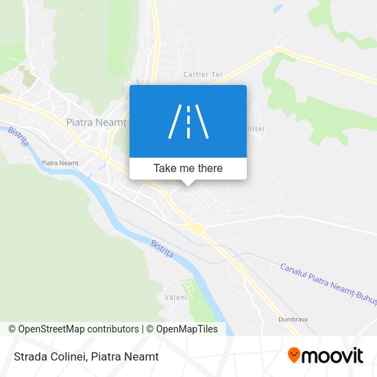 Strada Colinei map