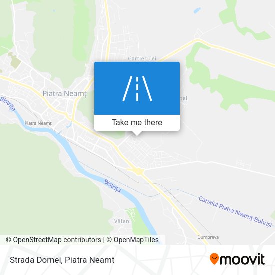Strada Dornei map