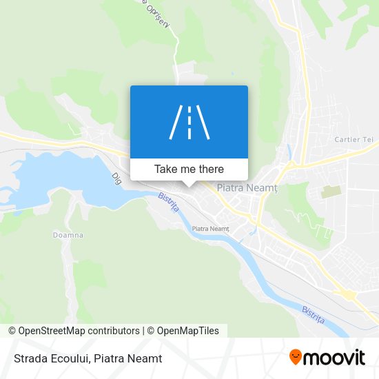 Strada Ecoului map