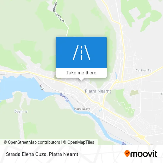 Strada Elena Cuza map