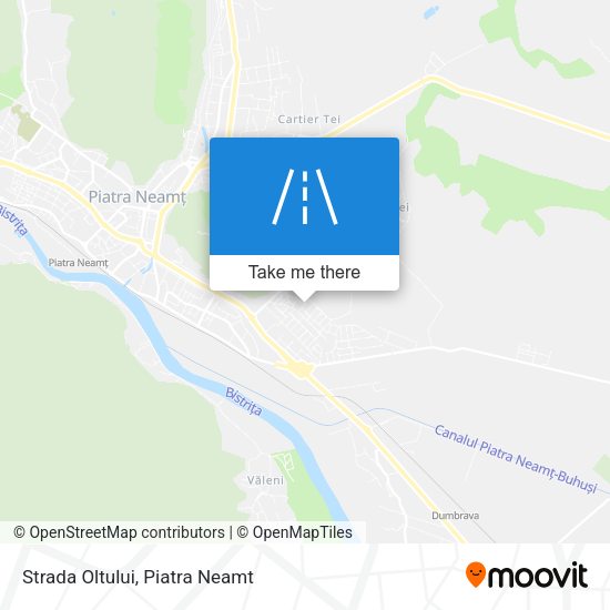 Strada Oltului map