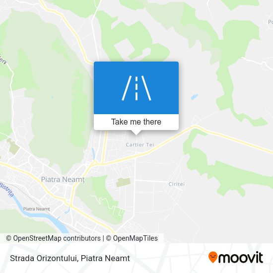Strada Orizontului map