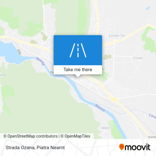 Strada Ozana map