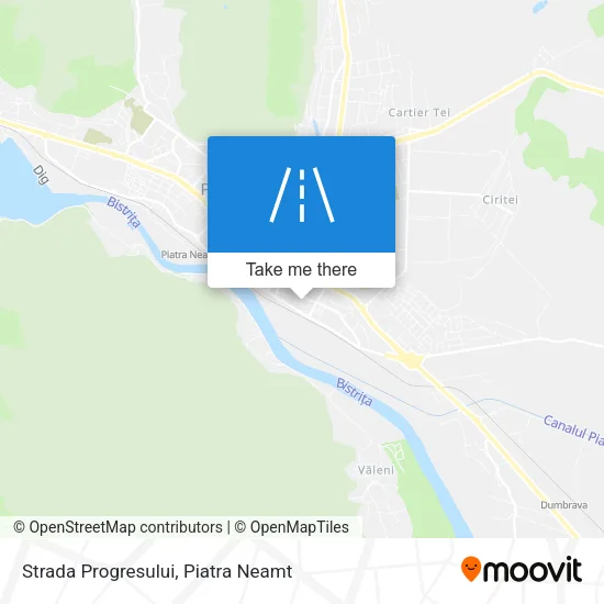 Strada Progresului map