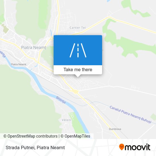 Strada Putnei map