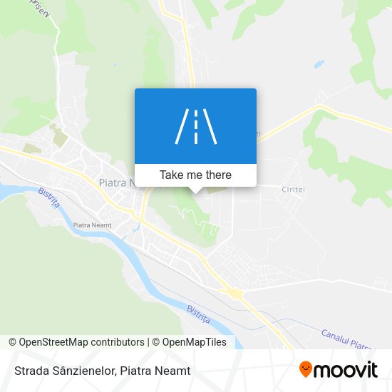 Strada Sânzienelor map