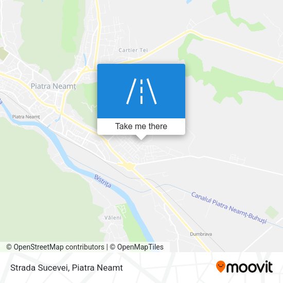 Strada Sucevei map
