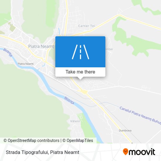 Strada Tipografului map