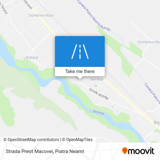 Strada Preot Macovei map