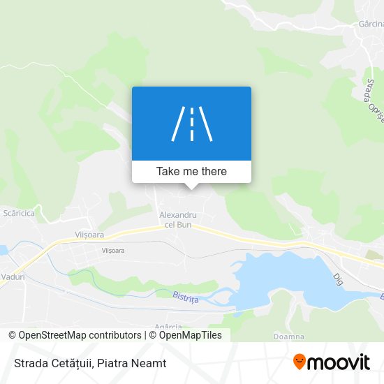 Strada Cetățuii map