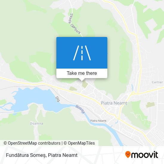 Fundătura Someș map