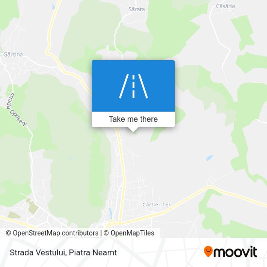 Strada Vestului map