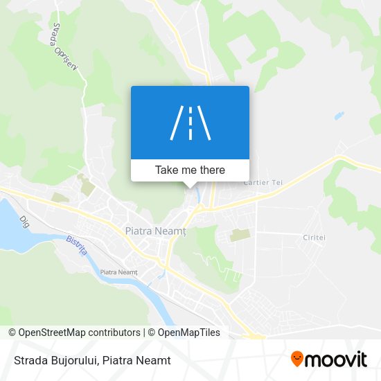 Strada Bujorului map