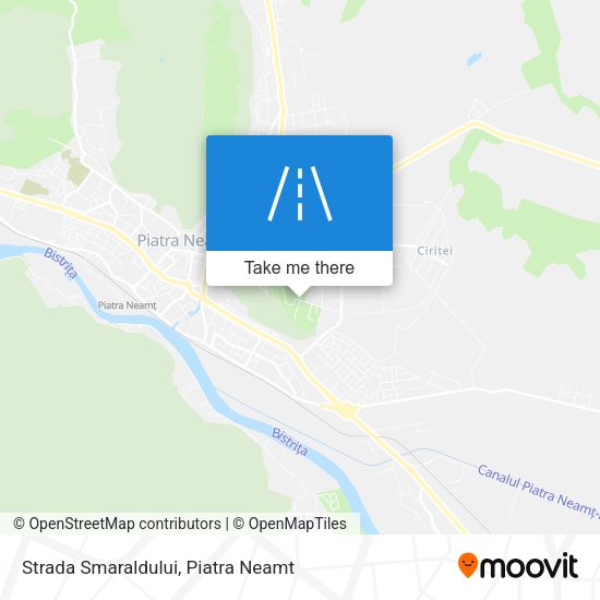 Strada Smaraldului map