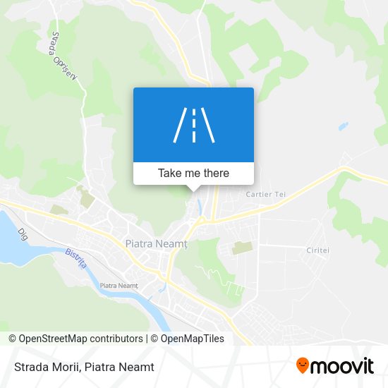 Strada Morii map