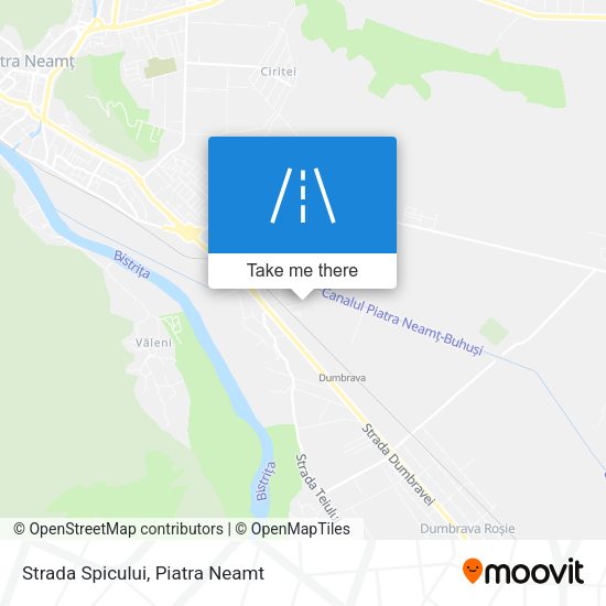 Strada Spicului map