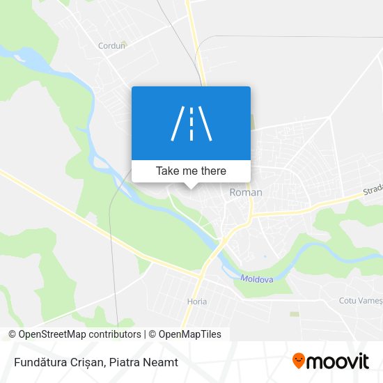 Fundătura Crișan map