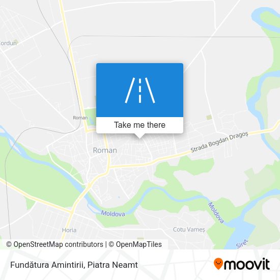 Fundătura Amintirii map