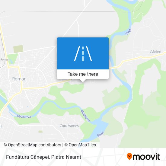 Fundătura Cânepei map
