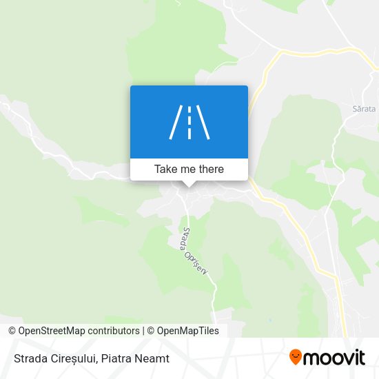 Strada Cireșului map