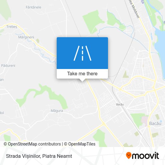 Strada Vișinilor map