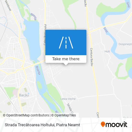 Strada Trecătoarea Holtului map