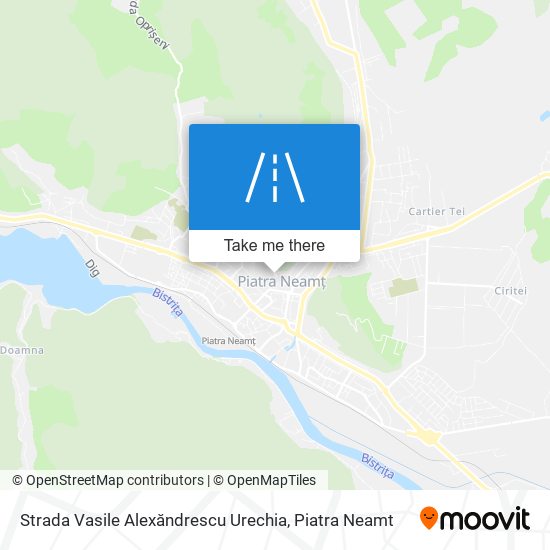 Strada Vasile Alexăndrescu Urechia map
