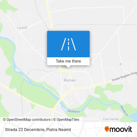 Strada 22 Decembrie map