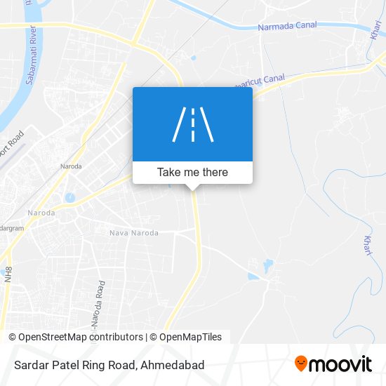 Sardar Patel Ring Road map