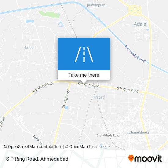 S P Ring Road map