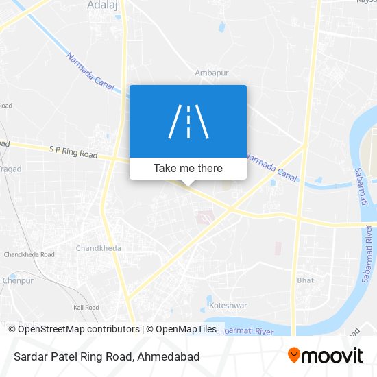 Sardar Patel Ring Road map