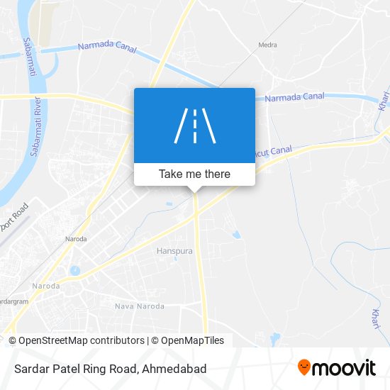 Sardar Patel Ring Road map