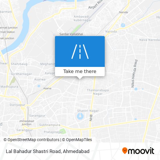 Lal Bahadur Shastri Road map