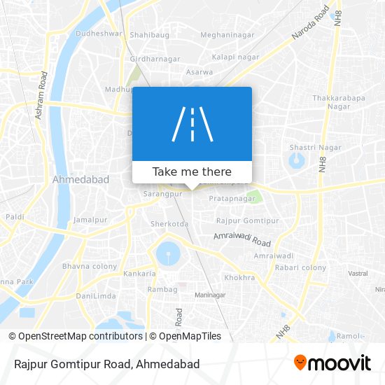 Rajpur Gomtipur Road map