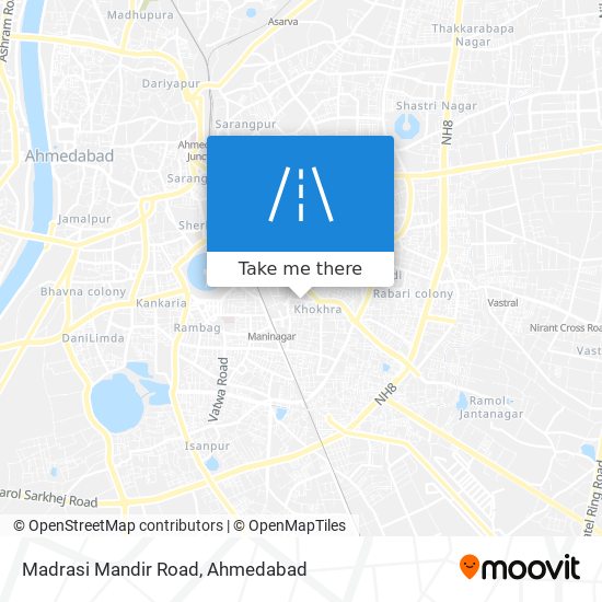 Madrasi Mandir Road map