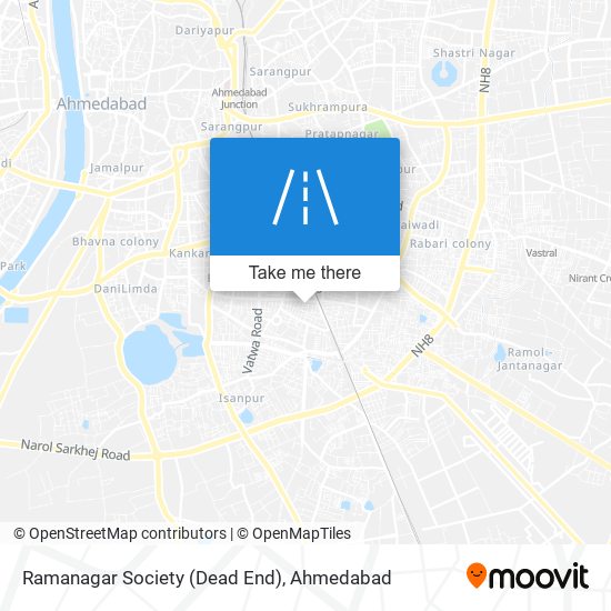 Ramanagar Society (Dead End) map