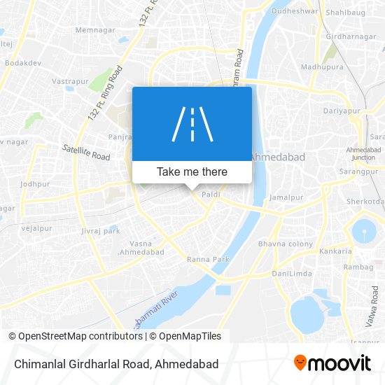 Chimanlal Girdharlal Road map