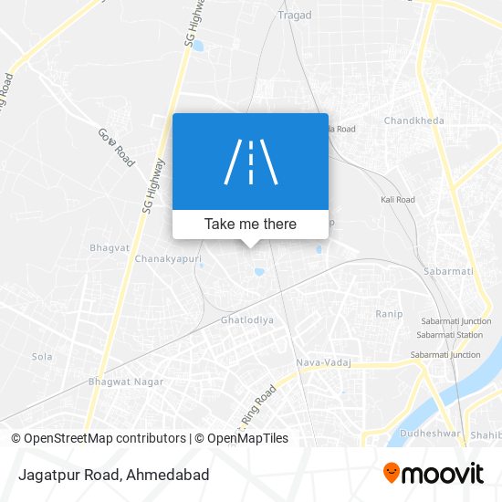 Jagatpur Road map