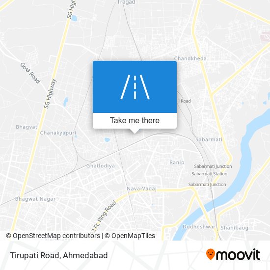 Tirupati Road map