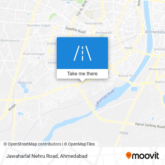 Jawaharlal Nehru Road map