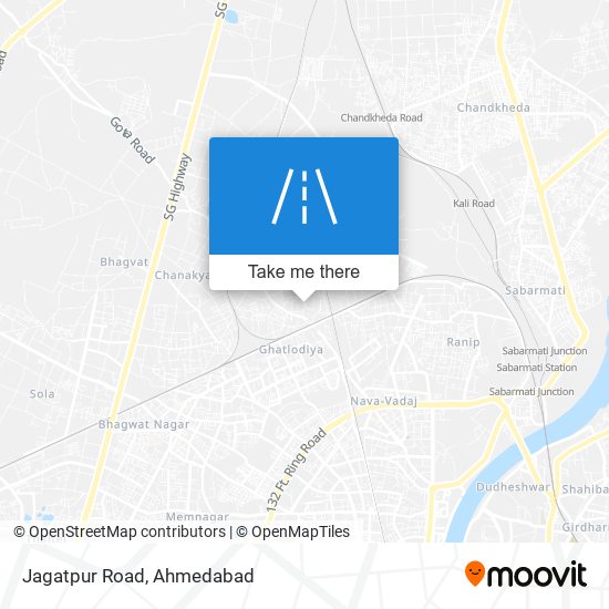 Jagatpur Road map