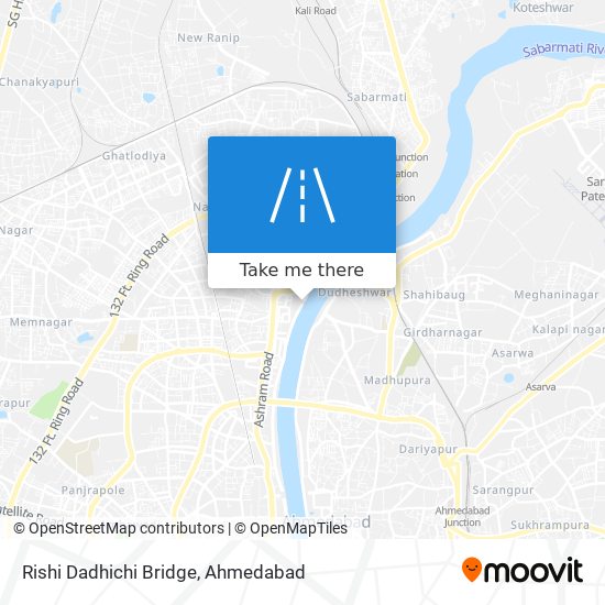 Rishi Dadhichi Bridge map