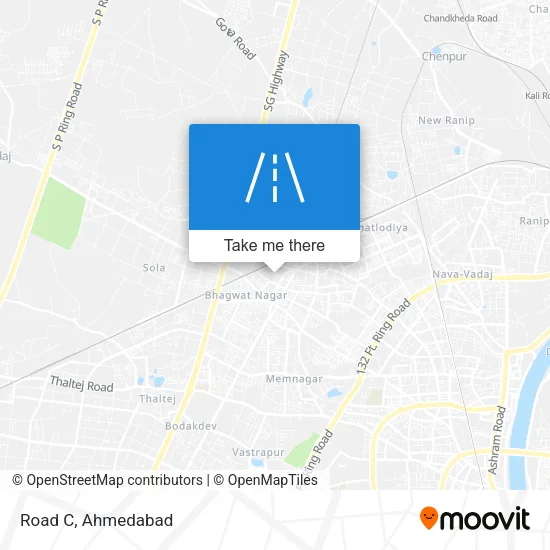 Road C map