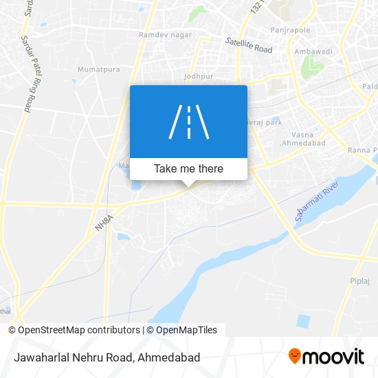 Jawaharlal Nehru Road map