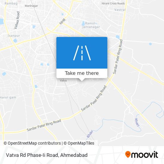 Vatva Rd Phase-Ii Road map