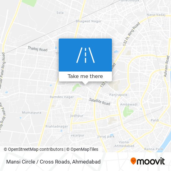 Mansi Circle / Cross Roads map