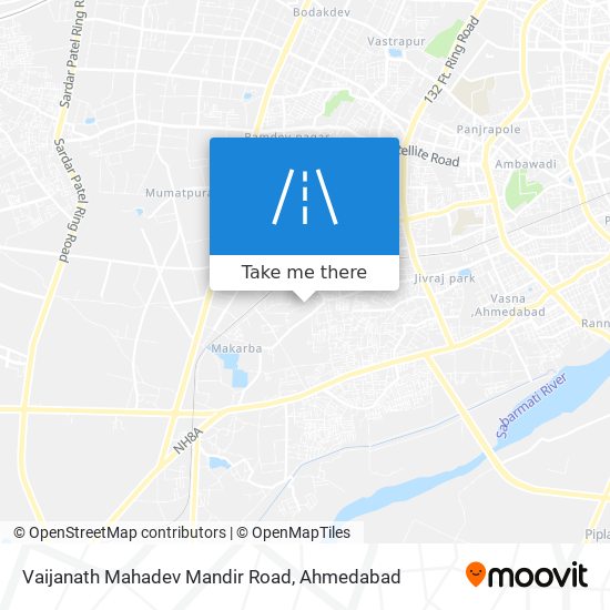 Vaijanath Mahadev Mandir Road map